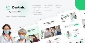 Dentlab - Dentist & Dental Clinic Elementor Template Kit