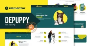 Depuppy - Pet Training Elementor Template Kit