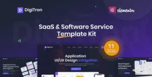 Digitron - Software & SaaS Elementor Template Kit