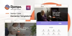 Djompo Kit - Senior Care Elementor Template Kit