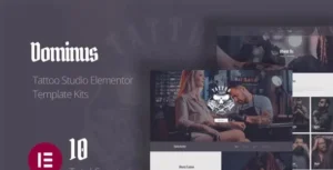 Dominus - Tattoo Studio Elementor Template Kits