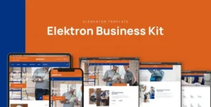 Elektron - Electric Company & Business Elementor Template Kit