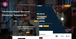 Elpair - Electronic Repair Services Elementor Template Kit