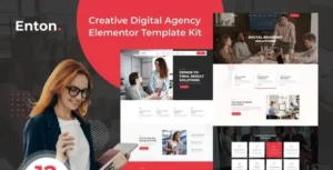 Enton - Creative Agency Elementor Template Kit