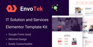 EnvoTek - IT Solution & Services Elementor Template Kit