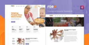 FDR - Fundraising Elementor Template Kit