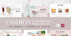 Fashion Feel - WooCommerce Elementor Template Kit