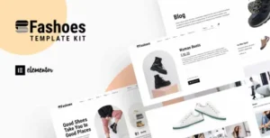 Fashoes - Minimal Fashion Store Elementor Template Kit