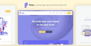 Fexy - Agency Landing Page Elementor Block Kit