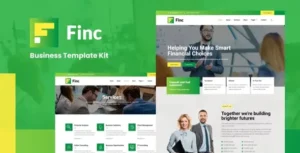 Finc - Business & Financial Elementor Template Kit