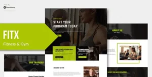 Fitx - Fitness & Gym Elementor Template Kit