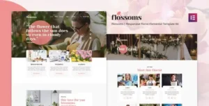 Flossom - Flower Shop Elementor Template Kit