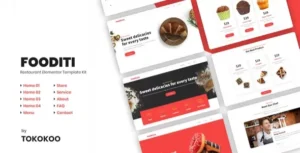 Fooditi Restaurant & Cafe Elementor Template Kit