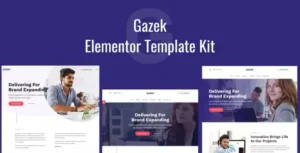 Gazek - Agency Portfolio Elementor Template Kit