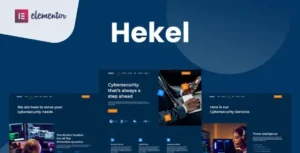 Hekel - Cyber Security Elementor Template Kit