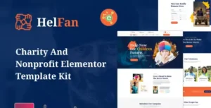 HelFan - Charity and Nonprofit Elementor Template Kit