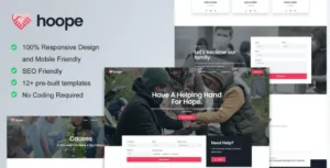 Hoope - Charity & Donation Elementor Template Kit