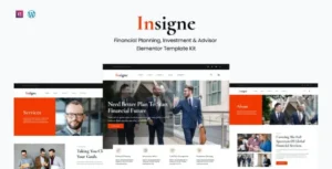 Insigne - Financial Business & Investment Elementor Template Kit