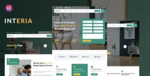 Interia - Interior Design Service Elementor Template Kit