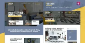 Interion - Interior Design Elementor Template Kit