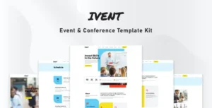 Ivent - Event & Conference Elementor Template Kit