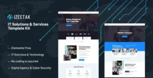 Izeetak - IT Solutions & Services Elementor Template Kit