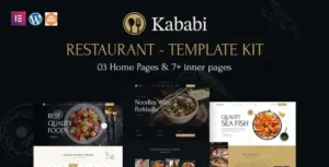 Kababi - Restaurant Elementor Template Kit