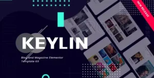 Keylin - Blog & Magazine Elementor Template Kit