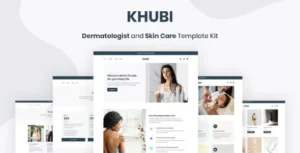 Khubi - Dermatologist & Skin Care Template Kit