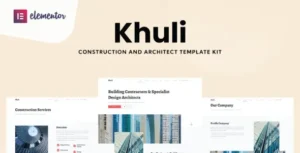 Khuli - Construction & Architecture Elementor Template Kit