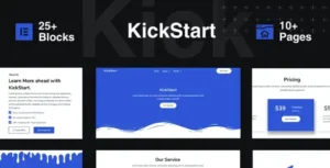 KickStart - Creative Digital Business Elementor Template Kit