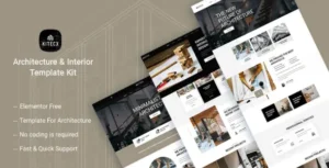 Kitecx - Architecture & Interior Elementor Template Kit