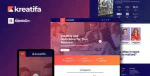 Kreatifa - Creative Digital Agency Elementor Template Kit