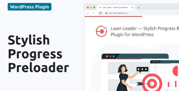 Laser Loader — Stylish Progress Bar Preloader • GPLCare