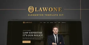 Lawone - Legal & Law Firm Elementor Template Kit