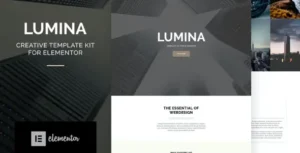 Lumina - Creatives & Business Elementor Template Kit