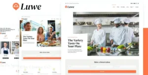 Luwe - Restaurant Elementor Template Kit