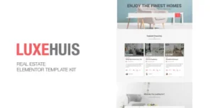 Luxehuis - Real Estate Elementor Template Kit