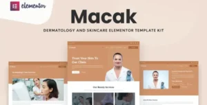 Macak - Dermatology Clinic Elementor Template Kit