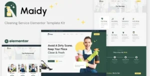 Maidy - Cleaning Service Elementor Template Kit