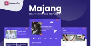 Majang - Personal Portfolio Elementor Template Kit