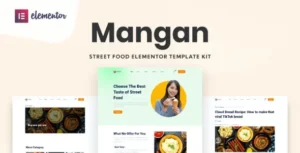 Mangan - Restaurant Elementor Template Kit