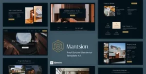 Mantsion - Real Estate Elementor Template Kit