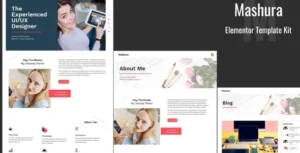 Mashura - Portfolio Elementor Template Kit