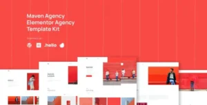 Maven - Business Agency Elementor Template Kit