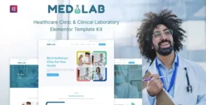 Medilab - Healthcare & Clinical Laboratory Elementor Template Kit