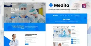 Medita - Medical Service Elementor Template Kit