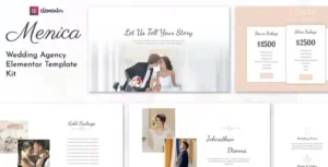 Menica - Wedding Elementor Template Kit