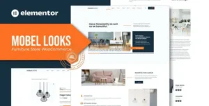 Mobel Looks - Furniture Store WooCommerce Elementor Template Kit