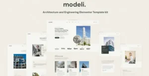 Modeli - Architecture & Engineering Elementor Template kit